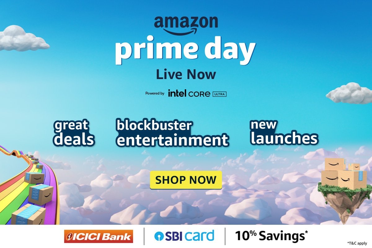 Amazon Prime Day Sale 2024 हुई Live, स्मार्टफोन, इलेक्ट्रॉनिक्स पर मिल रहे ये बेस्ट ऑफर