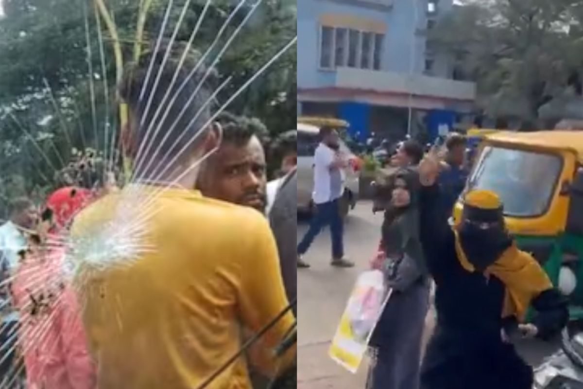 ओ…ओ वीडियो बंद! बुर्के वाली ने सड़क पर सारी हदें पार, ऑटो वाले को पीट दिया