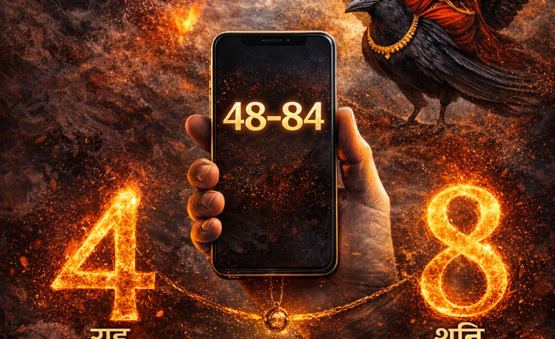 मोबाइल नंबर 48–84: राहु और शनि का रहस्यमयी प्रभाव