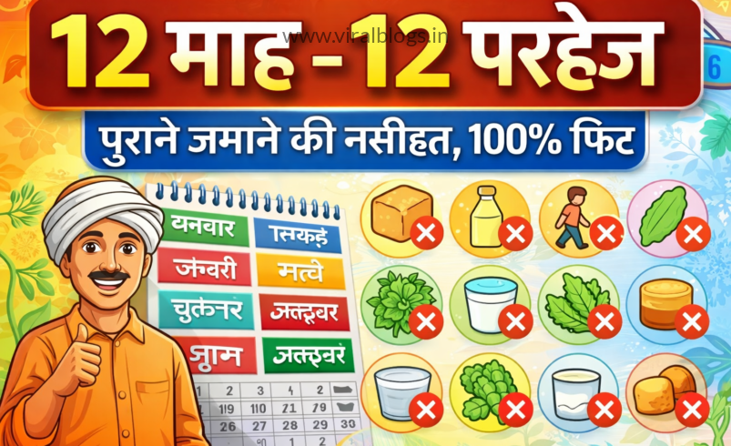 बारह महीने – बारह परहेज: पुरानी नसीहत, आज भी उतनी ही असरदार