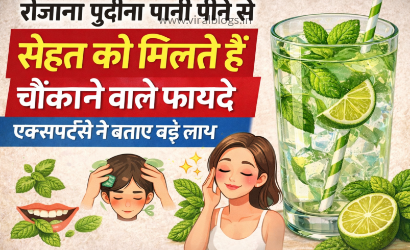 रोज़ाना पुदीना पानी पीने से सेहत को मिलते हैं चौंकाने वाले फायदे, एक्सपर्ट्स ने बताए बड़े लाभ